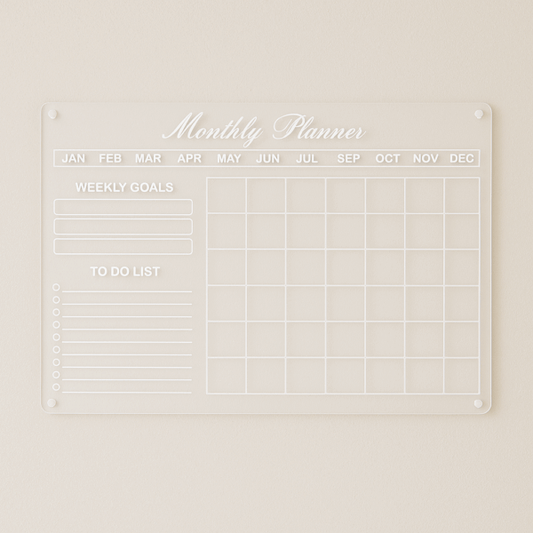A3 Acrylic Weekly Planner