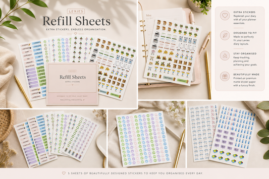 Lexies Diaries Refill Stickers