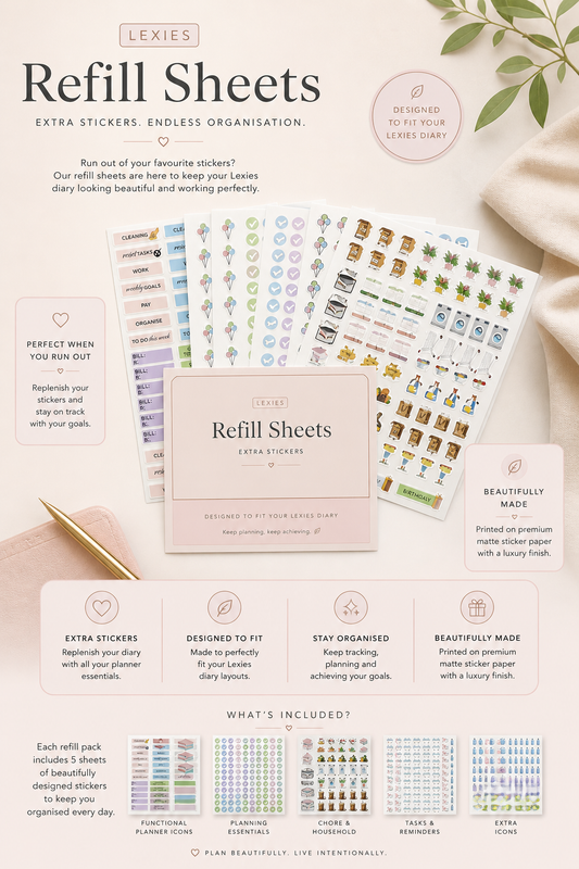 Lexies Diaries Refill Stickers