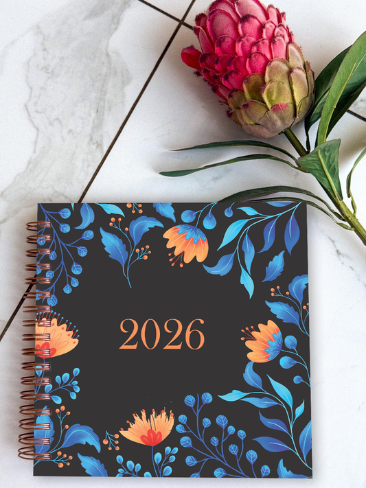 Elegant hardcover diary in one of 5 cover designs"