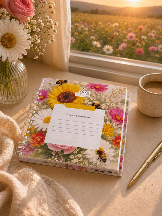 Classic 2027 Bee Floral Diary