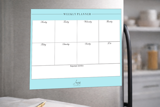 Lexies Weekly Overview Planner – Fridge Magnet