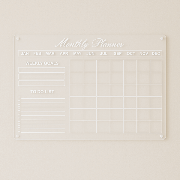 A3 Acrylic Weekly Planner