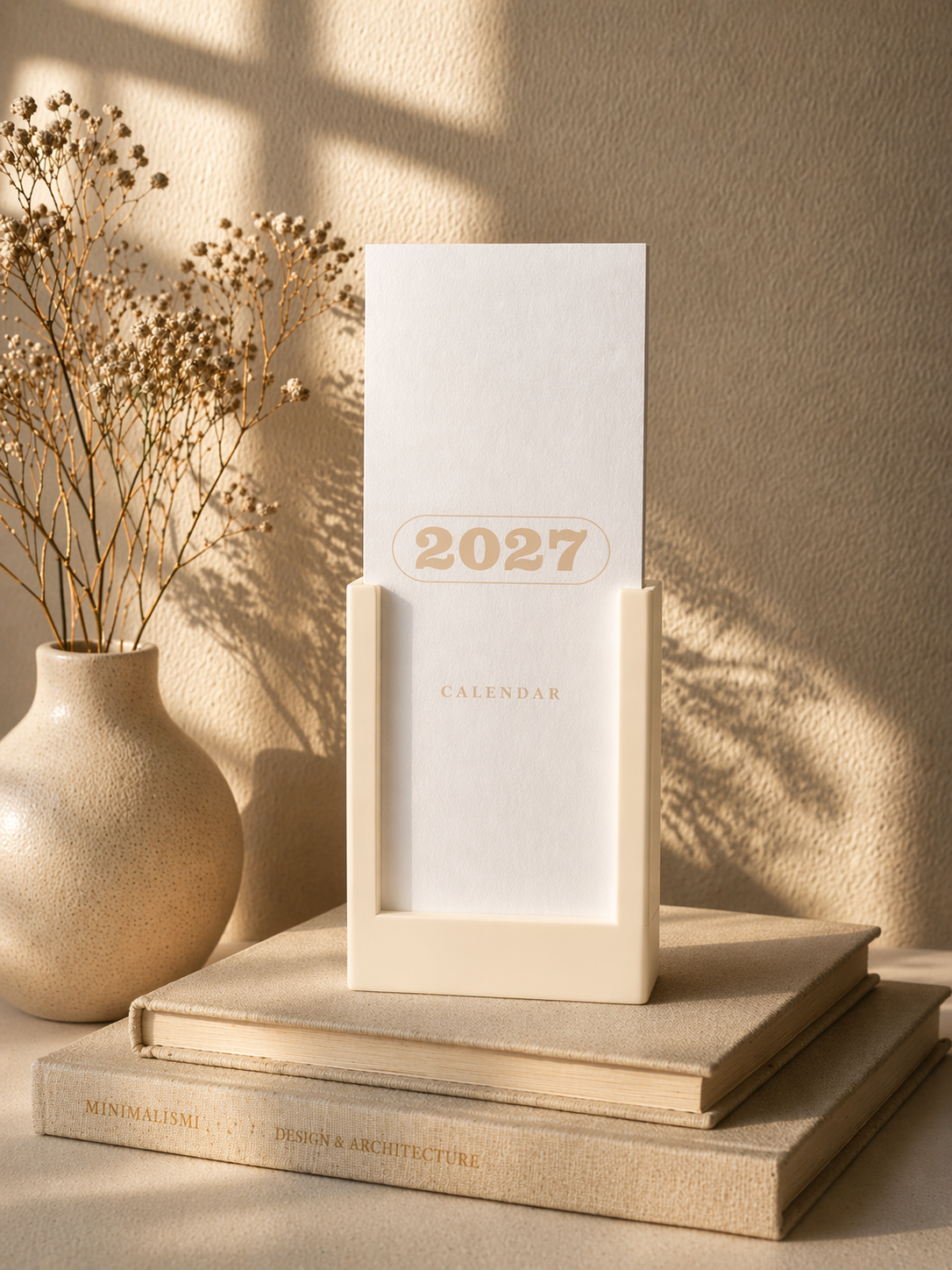 Beige lux calendar 