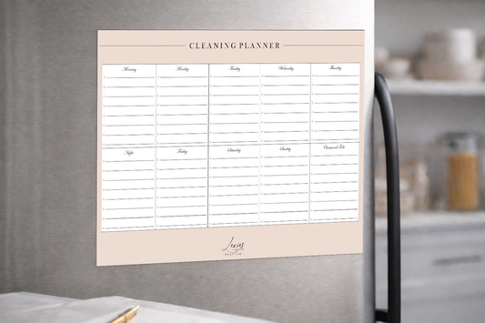 Lexies Weekly Meal Planner – Fridge Magnet