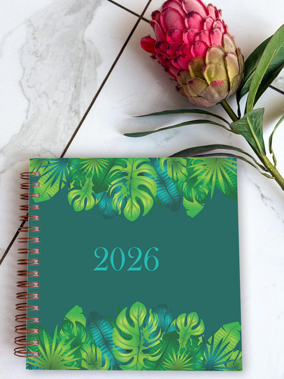 Elegant hardcover diary in one of 5 cover designs"