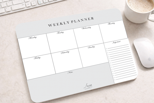Lexies Signature Weekly Desk Planner Mousepad