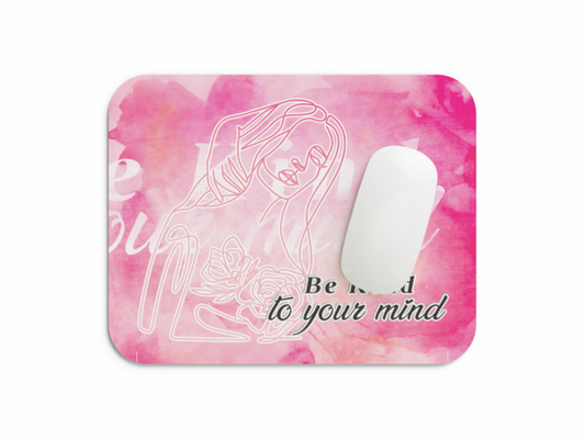 Pink Positive Vibes Mouse Pad