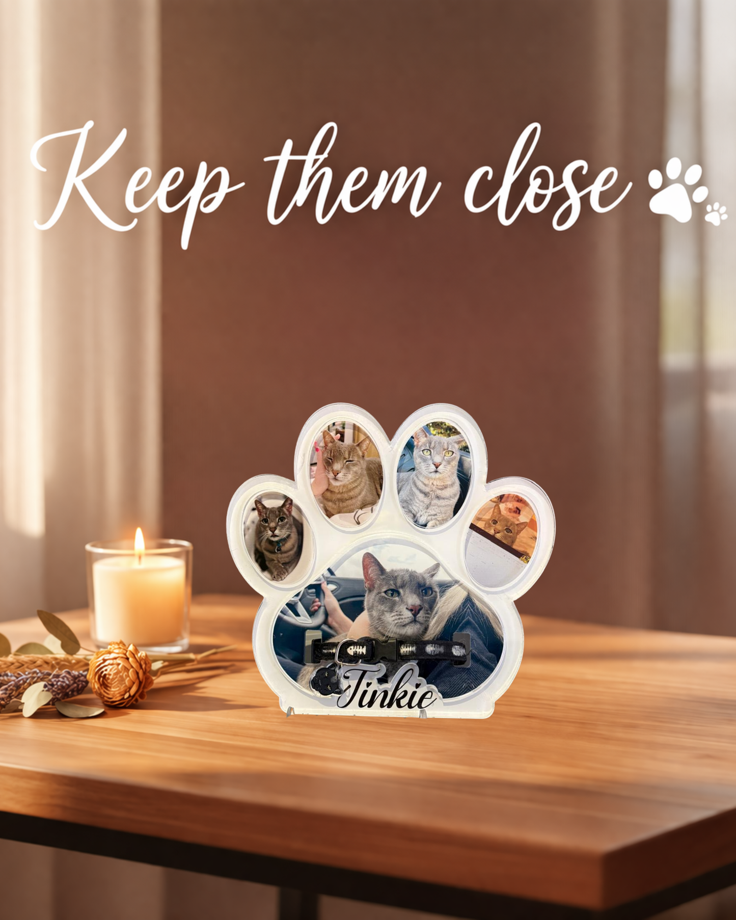 Pet Collar Memorial Display Stand