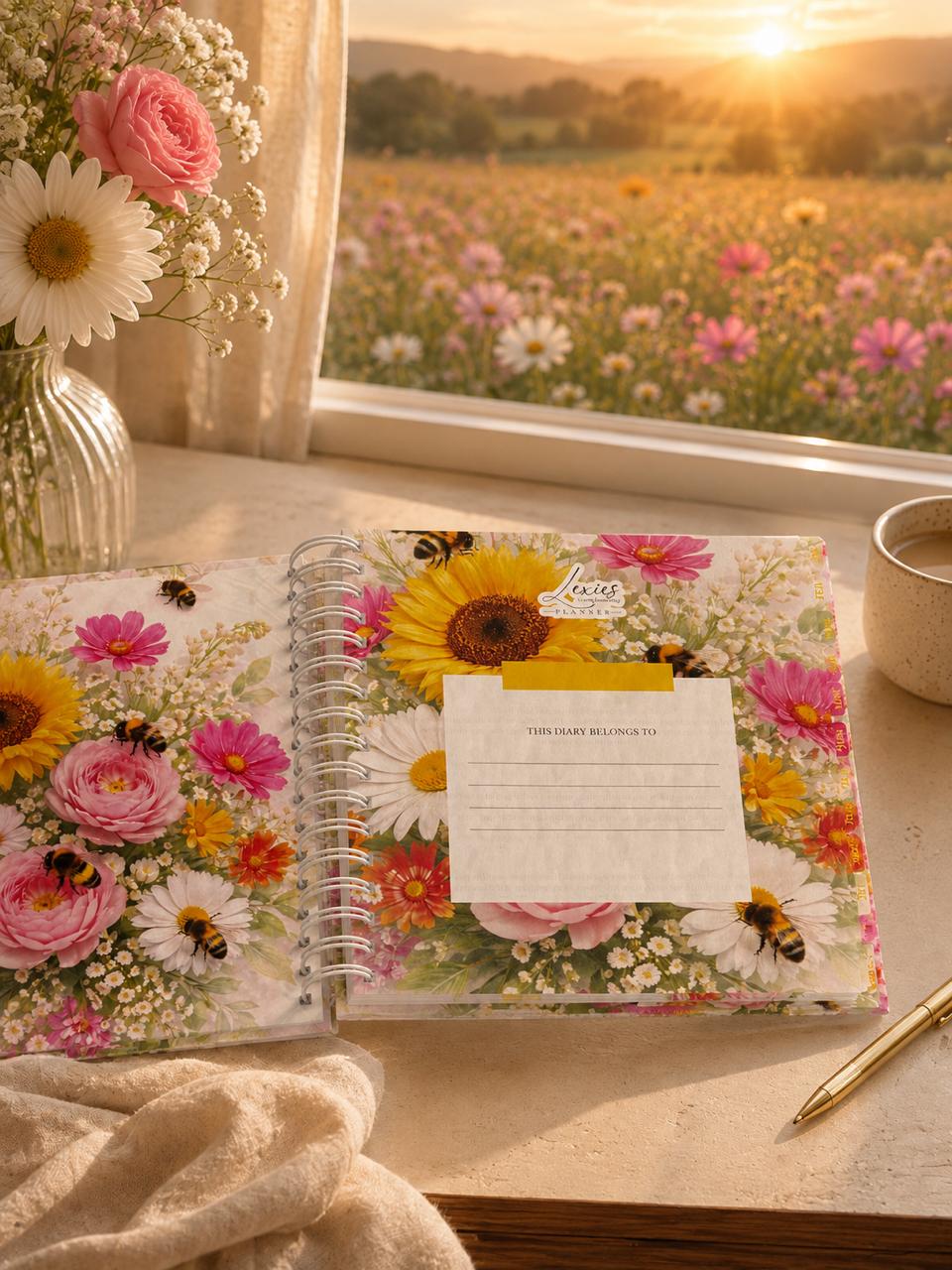 Classic 2027 Bee Floral Diary