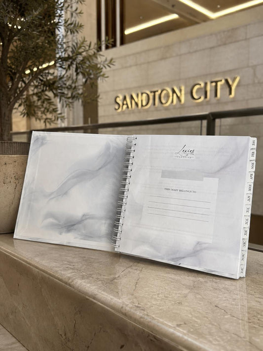 2027 Classic Grey Marble Diary