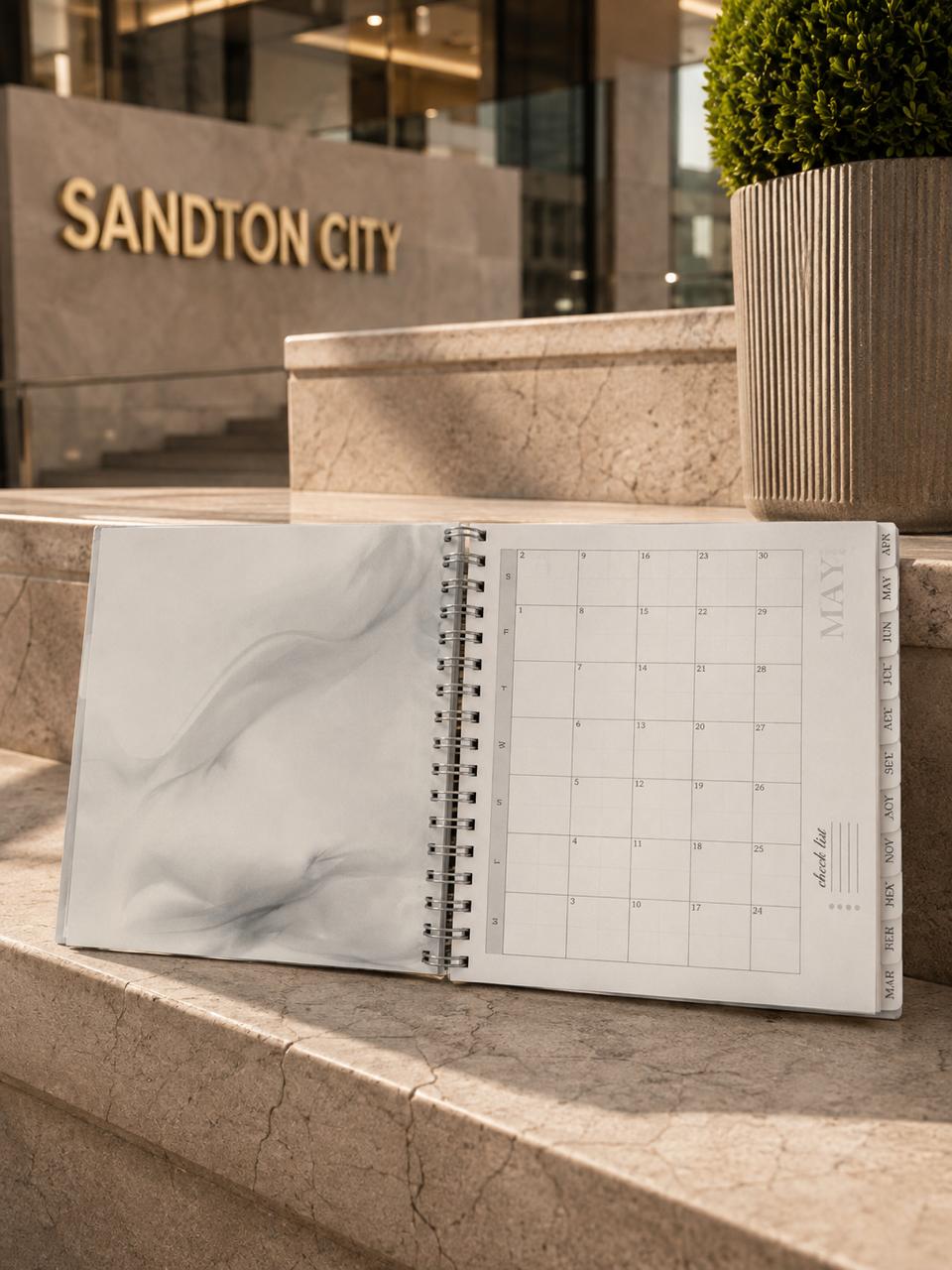 2027 Classic Grey Marble Diary