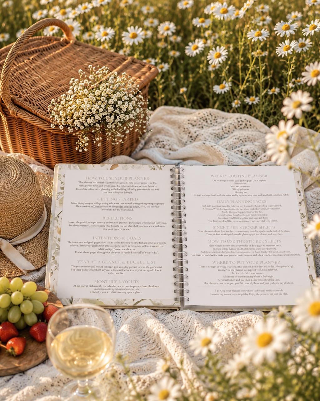 2027 Classic Daisy Floral Diary