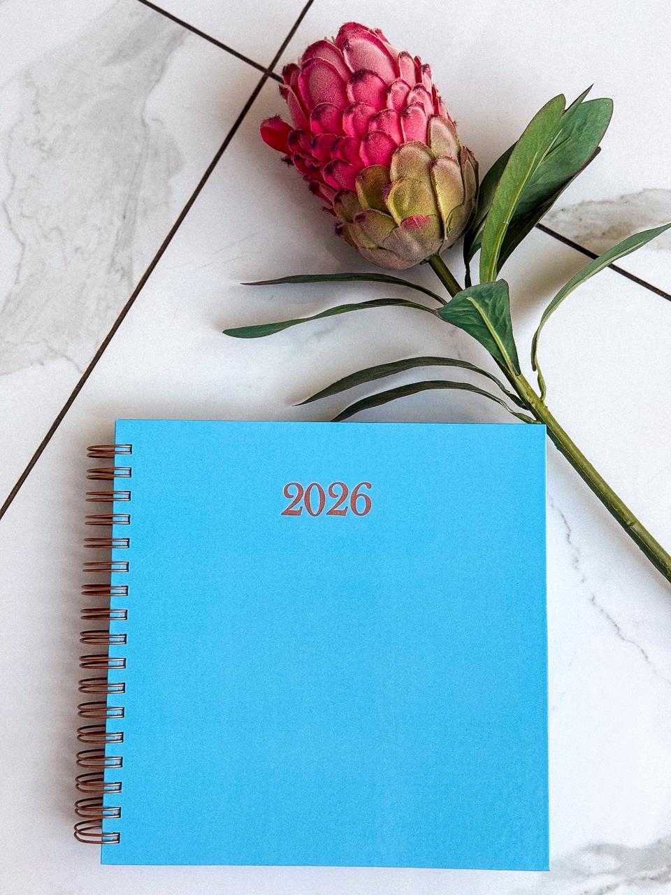 "Full color 2026 planner with monthly tab dividers"