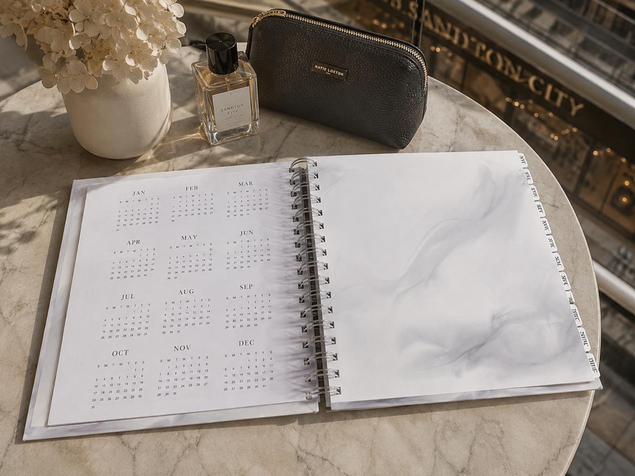 2027 Classic Grey Marble Diary