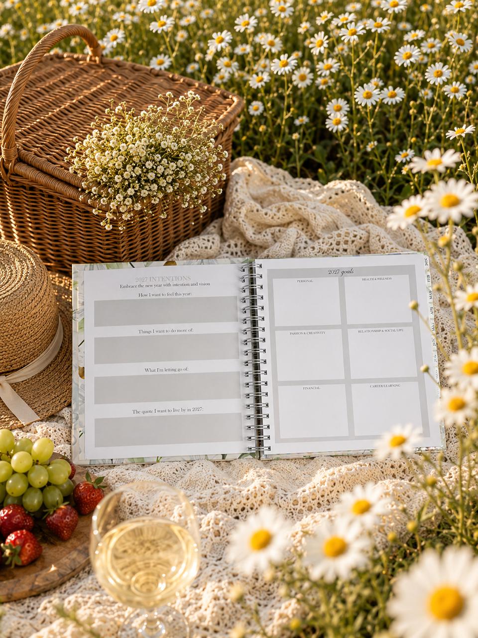 2027 Classic Daisy Floral Diary