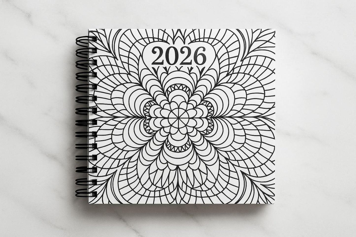 Elegant hardcover diary in one of 5 cover designs"