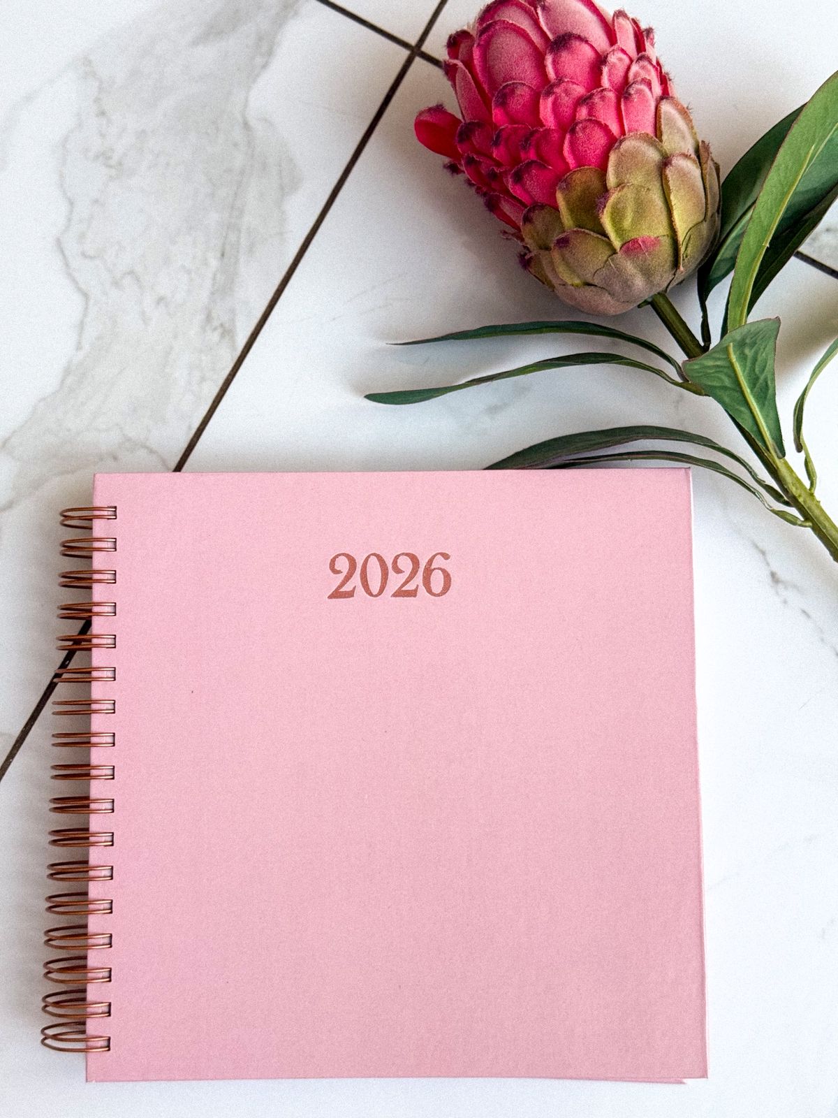 "Full color 2026 planner with monthly tab dividers"